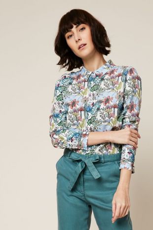 Blouse imprimée Jungle