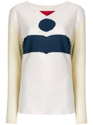 T shirt à Design Colour Block