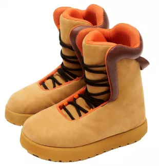 PDF CHANNEL - Beige Padded Nubuck Venus Boots