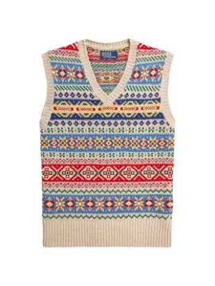 Men's Fair Isle Sweater Vest