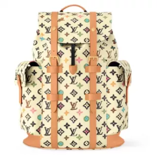 Louis Vuitton x Tyler The Creator Cream Monogram 'Christopher' Backpack worn by Lil Baby on the Instagram account @cbfw2040 | Spotern Louis Vuitton x Tyler The Creator Cream Monogram 'Christopher' Backpack worn by Lil Baby on the Instagram account @cbfw2040 | Spotern