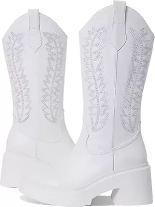 Elegant Women's Embroidery Cowboy Boot