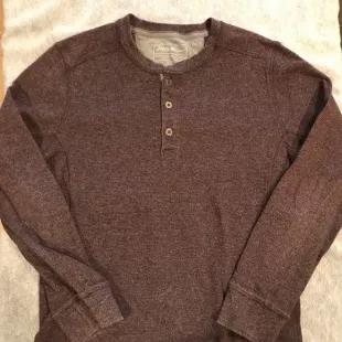 Henley Waffle Sweater