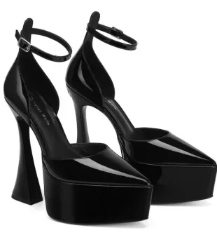 Daria Patent Pumps
