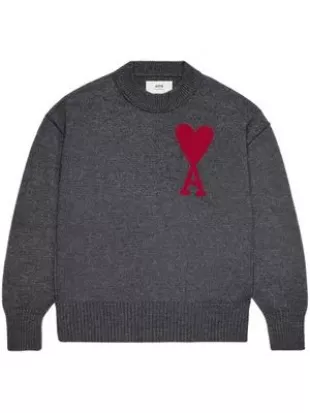 Intarsia-logo Wool Jumper
