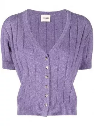 Maryam Short-Sleeved Knit Cardigan