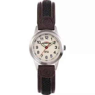 T41181 Expedition Field Mini Black/Brown Nylon/Leather Strap Watch