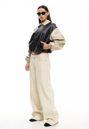 lioness nirvana bomber onyx xs 新品未使用 Lioness Kenny Onyx Bomber Jacket | Parallel