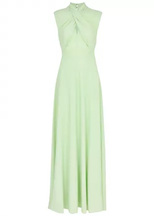 Mallery Dress in Mint Green