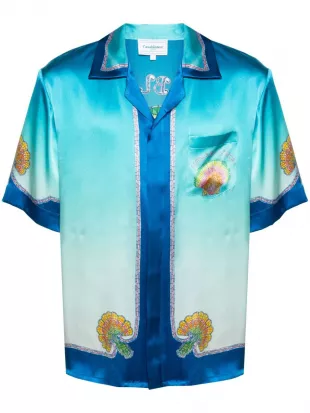 Coquillage Coloré Silk Shirt