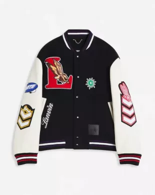 x Future Black L-Patch Varsity Jacket