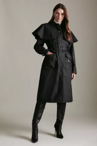 Karen Millen - Storm Flap Trench Coat