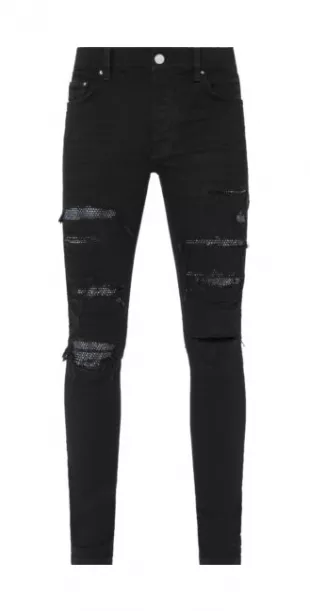 Overdyed Black Crystal Thrasher Jeans