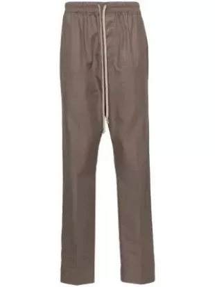 Mid-Rise Tapered Trousers
