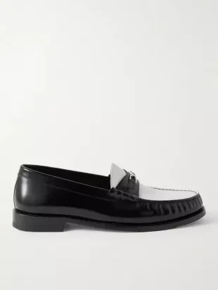 Luco Triomphe Two-Tone Leather Loafers