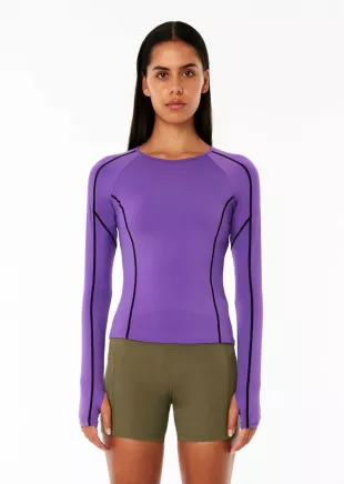 Heat Race Ls Active Top in Royal Lilac