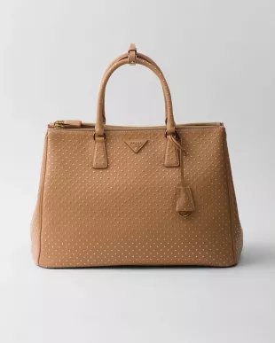 Extra-Large Prada Galleria Studded Leather Bag