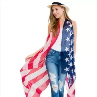 American USA Flag Vest