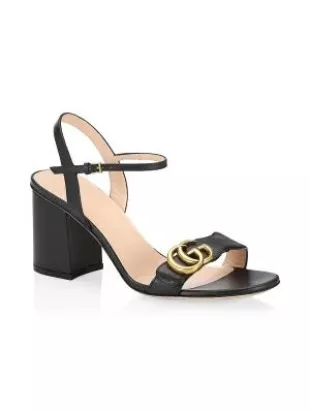 Marmont GG Ankle-Strap Sandals