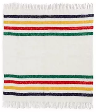 Classic Wool Multi Striped All Season Throw Blanket