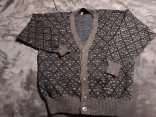 Vintage 80's Style Cardigan Sweater