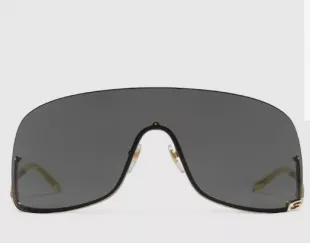 Mask-Shaped Frame Sunglasses