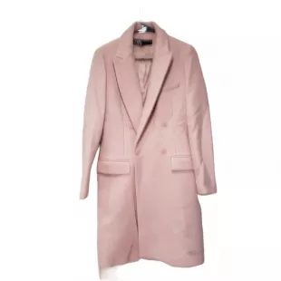 Wool Blend Coat Light Pink
