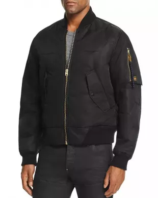 Vodan Quilted Bomber Jacket
