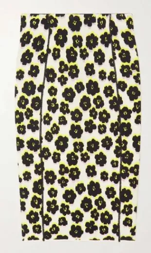 Jacquard Midi Skirt