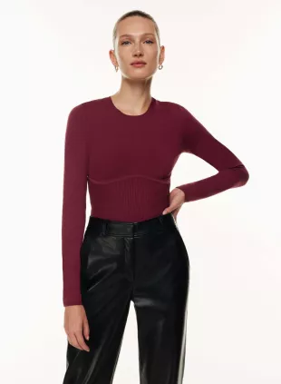 Sculpt Knit Empire Longsleeve