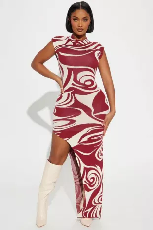 Abstract Moment Maxi Dress