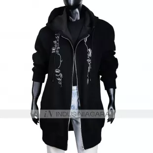 Women's Handmade Wednesday Addams Oversized Hoodi