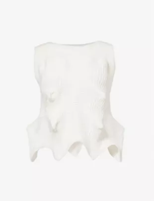 Linkage Ribbed Knitted Top