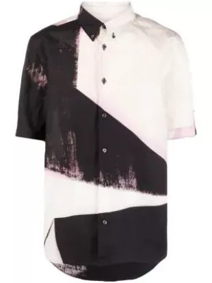 Brushstroke Cotton Shirt