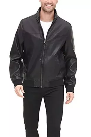 Men's orders Tommy Hilfiger faux leather jacket