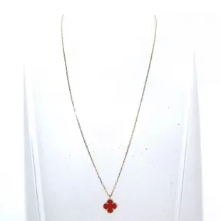 Alhambra K18PG Carnelian L:39-41cm Necklace