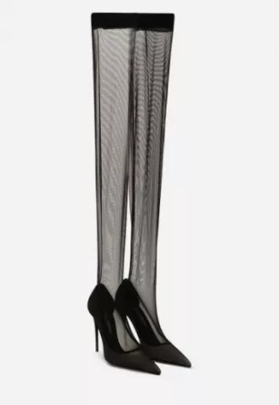 ロングブーツ Dolce & Gabbana Stivale Cuissard In Jersey Stretch Dolce & Gabbana - Kim Stivale Cuissard in tulle stretch
