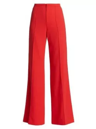 Alice + Olivia - Dylan High-Waisted Wide-Leg Pants