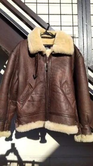 Type B-3  Flight Mouton Leather Jacket