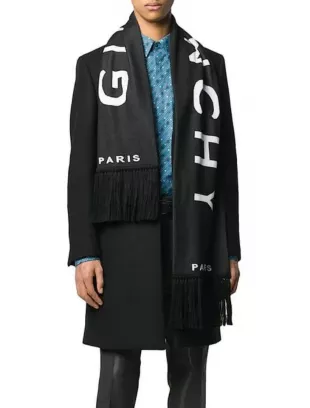 Football Iconic Scarf Unisex Paris Logo Scarf Mufflers Stole Cloth Wrap