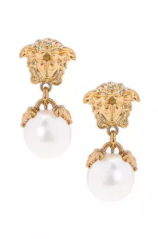 Medusa Pearl Drop Earrings