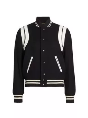 Teddy Bomber Jacket - Black