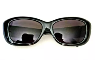 Fendi Sunglasses FS 151 Dark Grey/Charcoal/Black w/ Hard Leather Case Italy NWOT  | eBay