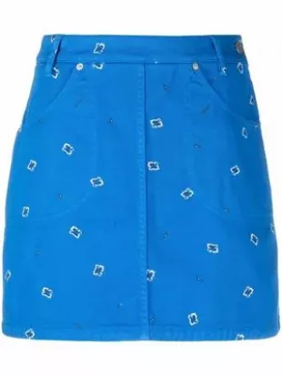 Paisley Print Skirt