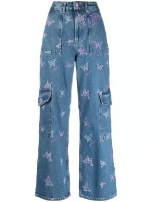 Agni Butterfly Cargo Jeans