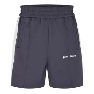 o1g2r1mq0524 Track Shorts in Grey & White