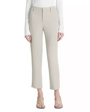 vince - Tailored Crepe Straight Leg Pants