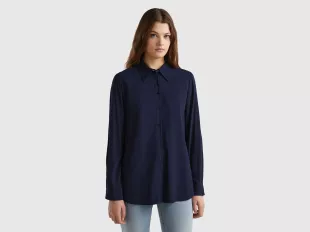 Regular Fit Shirt in Sustainable Viscose