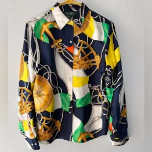 Multicolor Silk Shirt