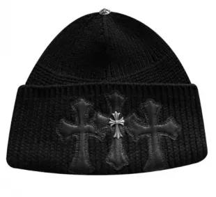 Black high quality Chrome Hearts Beanie